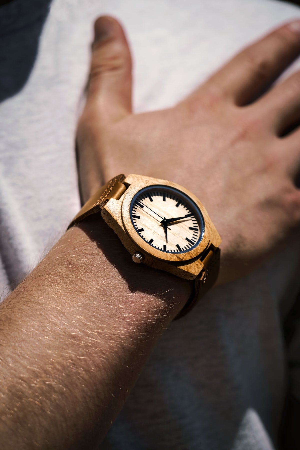 Engraved Wooden Watch